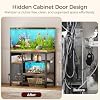 MAHANCRIS 40-50 Gallon Fish Tank Stand, Aquarium Stand with Power Outlet and Storage Cabinet, Heavy Duty Tank Stand Suitable for Turtle Tank, Reptile Terrarium, for Home Office, Rustic Brown FTHR50E01