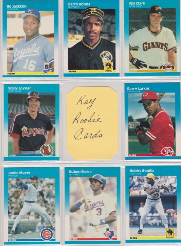 1987 Fleer Complete FACTORY Baseball Set (660 Cards) (Barry Bonds Rookie) (Bo Jackson Rookie) (Will Clark Rookie)(jose Canseco) ((Kirby Puckett Rookie) (Roger Clemens) (Dwight Gooden) ((Don Mattingly) (Darryl Strawberry) (Ryne Sandberg) (Wade Boggs) (Tony Gwynn) (Cal Ripken Jr.)