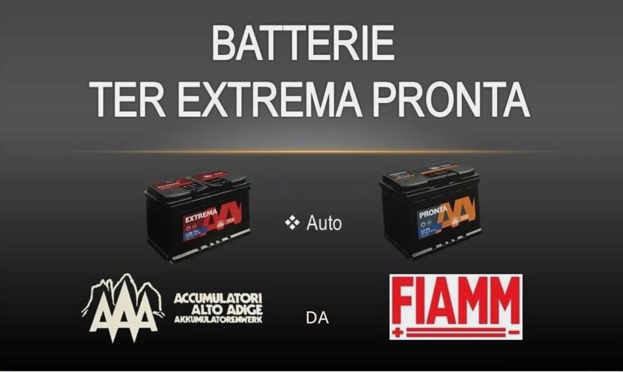 La Casa della Batteria Batteria Auto AAA Batteria 12v Batteria Auto 70Ah 760A Start&Stop AGM L3 VR 760 DX 27.8×17.5×19 cm Senza Manutenzione Pronta all'Uso Made in Italy