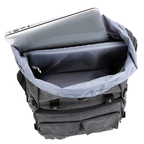 EveCase Zaino Canapa per Fotocamera DSLR, Custodia...