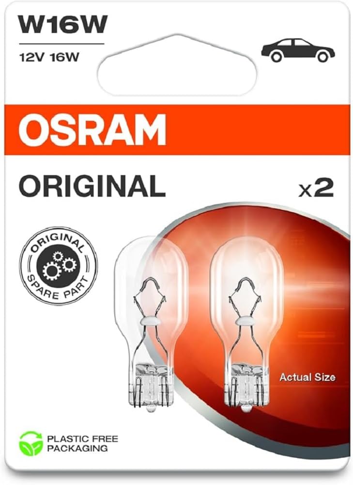 OSRAM 921-02B (duo bulbs) ORIGINAL W16W 12V