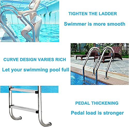 Barandal de Acero Inoxidable para Piscina con Escalera Antideslizante miniatura 5