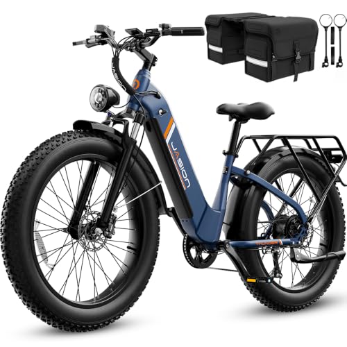 Image of Jasion Thunder /PRO /ST Electric Bike,2000W /1800W Peak Ebikes for Adults,26''Fat Tire Best Ebike for Men,90 /80 Miles with 1040Wh /864Wh Battery,35 /30+MPH Max Speed Bicycles,500 /400LB Capacity