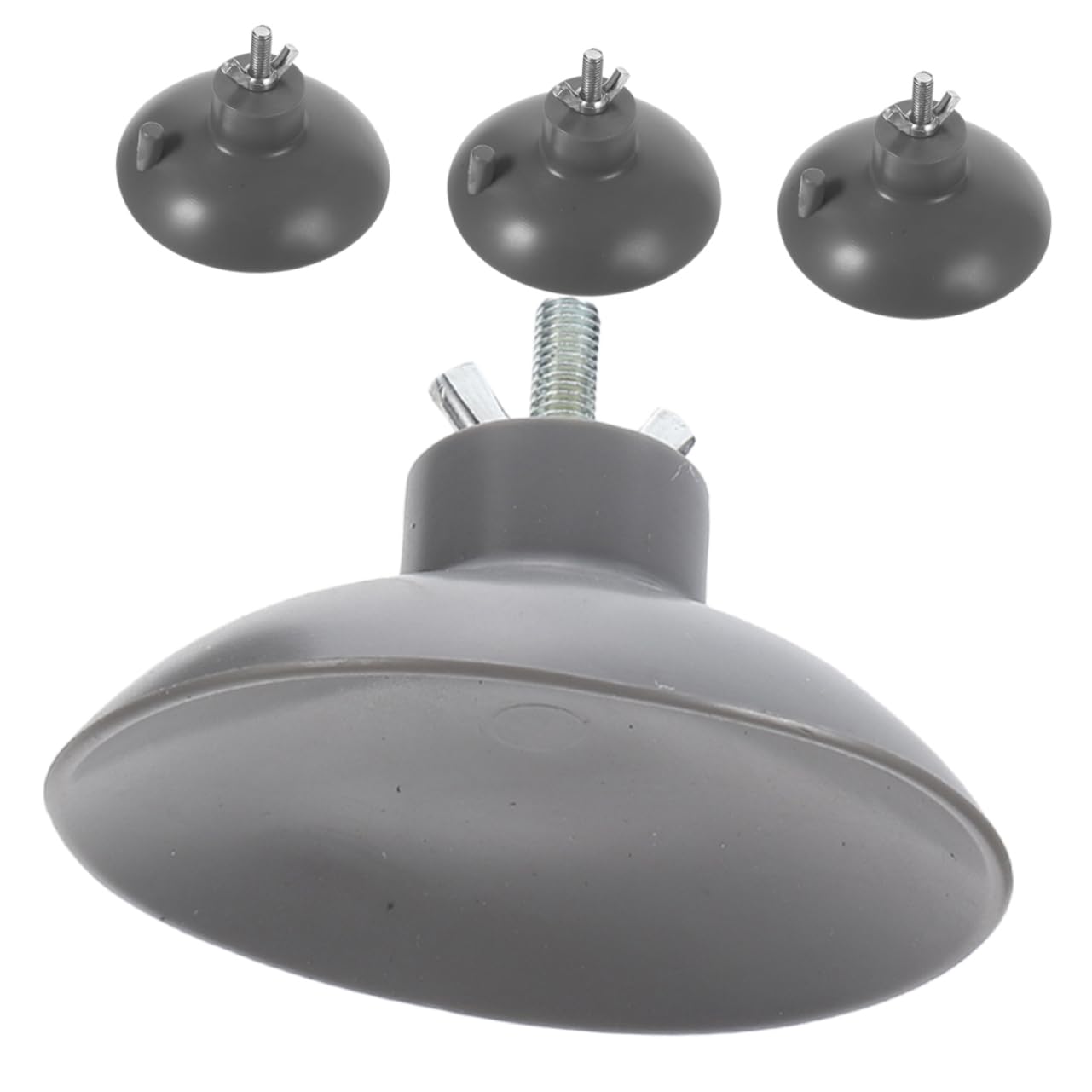 VOSAREA 4Pcs Suction Cups for Fryer Feet Fixator Desk Suction Cup for Popcorn Machines Non Slip Design for Workstations and Equipment Stability