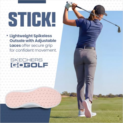 Image of Skechers Women's Flight Slip-Ins Golf Shoe | Golf, Slip-ins, ULTRA FLIGHT Cushioning, GOGA MAX, Breathable, Lightweight, Water Repellent