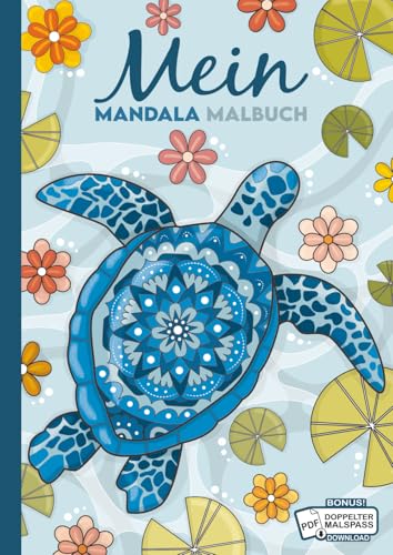 Mein Mandala Malbuch: 50 tierisch tolle Tier-Mandalas für Kinder ab 8 Jahren zum Ausmalen und Entspannen.