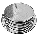 Produktbild SILBERKANNE Flaschenuntersetzer mit 6 Glasuntersetzer Classic 7 TLG Set Premium Silber Plated edel versilbert in Top Verarbeitung