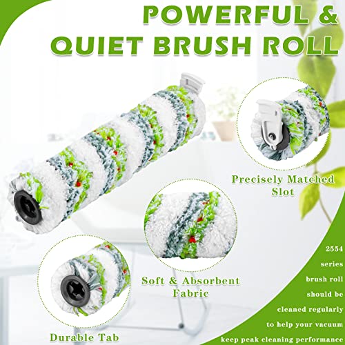 2554 2554A 2590 2593 2596 Replacement Parts for Bissell CrossWave Max and HydroSteam 35151 3515 35152 3513 3518, 3 Pack Pet Brush Rolls 2788 and 3 Pack Filters 1866, 1618641 1608684 LUXRILIX