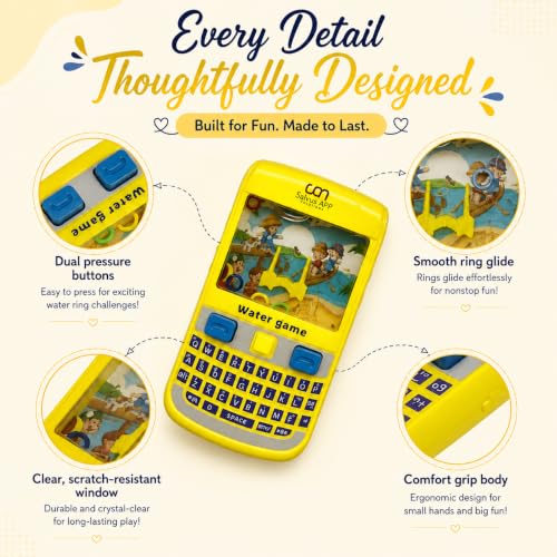 Image of Salvus APP SOLUTIONS Splash Fun: Kids Mobile Water Adventure Game, a Mobile Game Where Kids Explore Aquatic Worlds, Solve Puzzles, and Learn About Water Conservation (Yellow 4x7 cm)