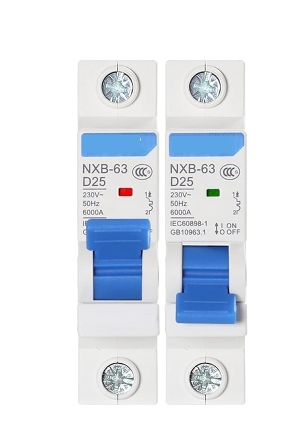 MCB NXB-63 soluciona saltos de luz continuos instalando curva D en motores monofásicos