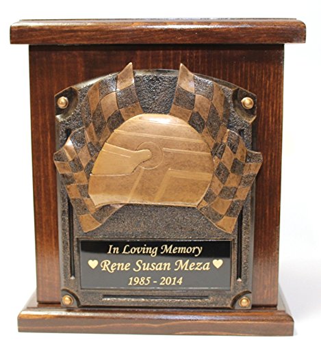 Racing,Biker,Motorcycle,car Funeral Cremation urn,Adult Wood Memorial urn