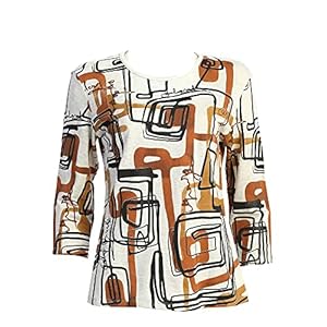 Jess & Jane Women's Via Roma Cotton Tee Shirt