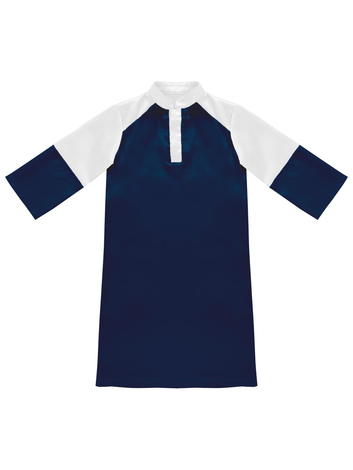 Nourrisson Thobe Arabe Pour Bébé Garçon Robe Manches Longues Abaya Islamique Pour Garçons Thobe Léger En Coton Col Montant Bal Masqué