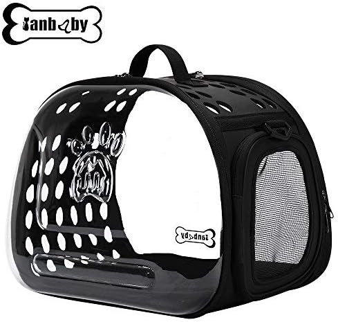 Pet Products Transparent Pet Carrier Breathable Portable Foldable Travel Kennel for Small or Medium Cat, Dog Breed with EVA Material…