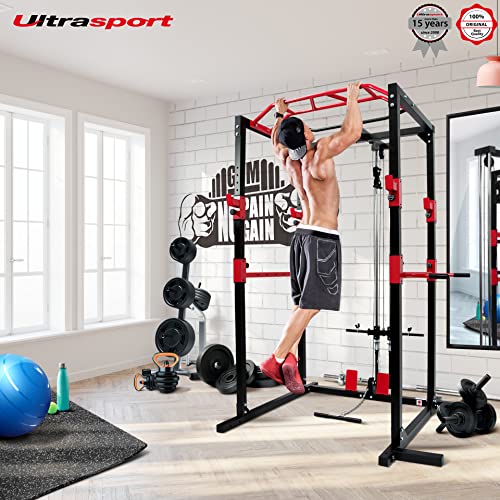 Ultrasport Multifunctional Power Rack, Basic Power Rack, Handle Set ...