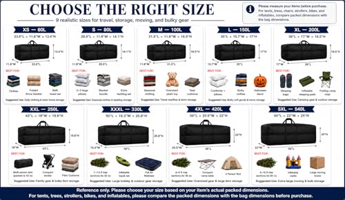 HaoHakka 100L Reinforced Duffel
