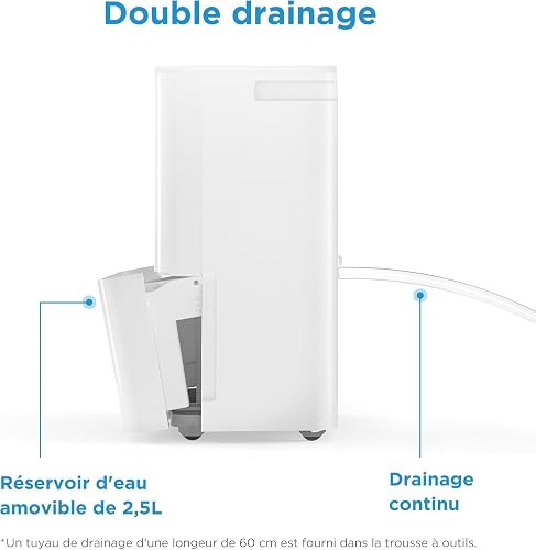 MIDEA Deumidificatore di umidità silenzioso 12 L con App Control fino a 35 m2 - Deumificatori per umidità in camera con serbatoio rimovibile - Deumidificatore elettrico piccolo a basso consumo - 10