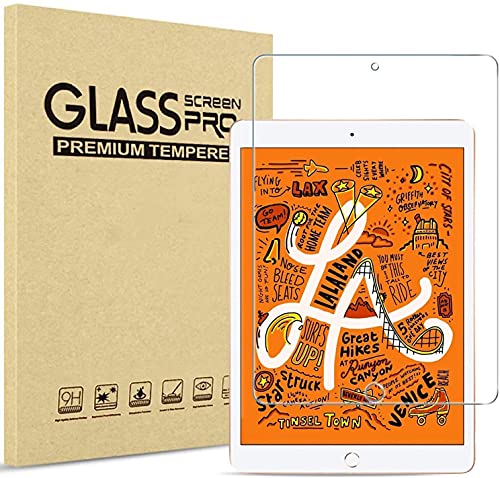 YMXuan Screen Protector for iPad 9.7 inch - Tempered Glass Film, Easy Installation [9H Hardness] [Anti-Fingerprint] [Bubble Free]