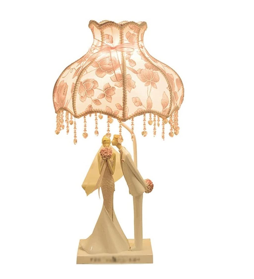 Lampa dekoracyjna Lampka nocna Lampa Stołowa Śliczna Lampka Nocna Pokój Weselny Dom Ciepła Romantyczna Kreatywna Dziewczyna Ślub Sypialnia Mała Lampa Stołowa Lampy Biurkowe Oświetlana dekoracja (Size