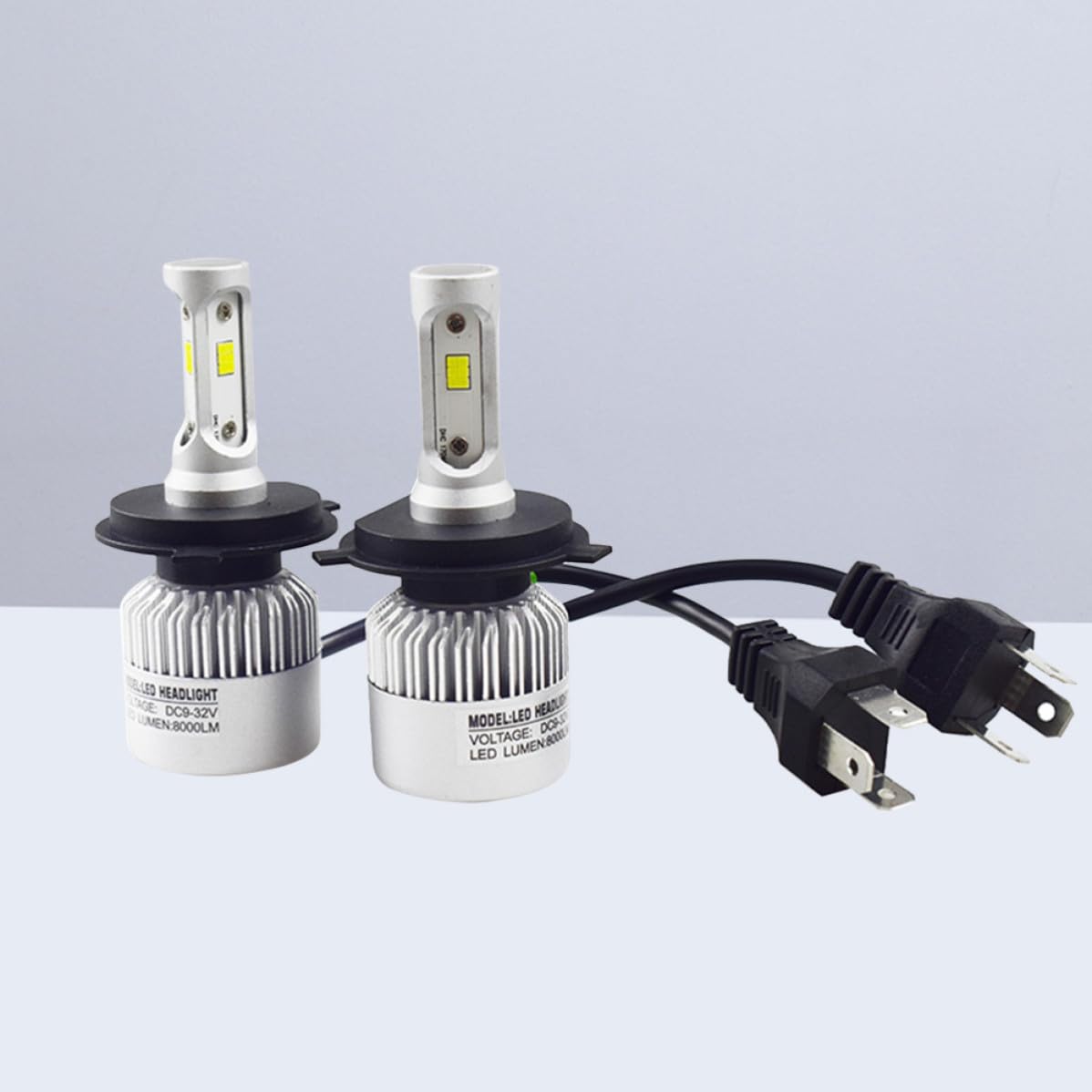 2 Bombillas LED H4 de Aluminio para Coche y Camión