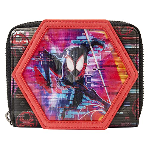 Loungefly Marvel Across The Spider-Verse Lenticular Zip Wallet