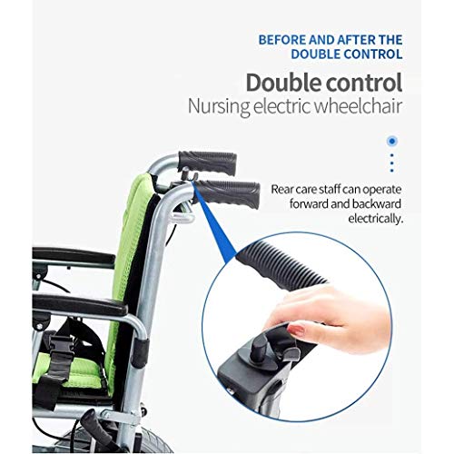 Wheel Chairs for Adults, Most Compact Powered Wheelchair in The World - Ultra Portable Folding Power Wheelchair Zinger Chair - Weights Only 22kg(Including Lithium Battery)