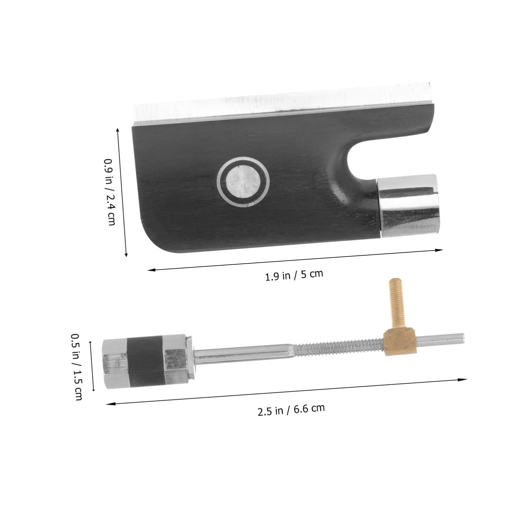 Hoement 3 Set Di Accessori A Clip Per Archetto Di Violino Con Parti Di Ricambio Per Accordatore Per Strumenti A Corda Acustici