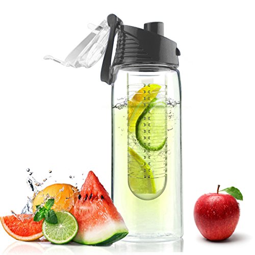 MPTECK @ Nero Bottiglia Acqua Frutta per Frutta