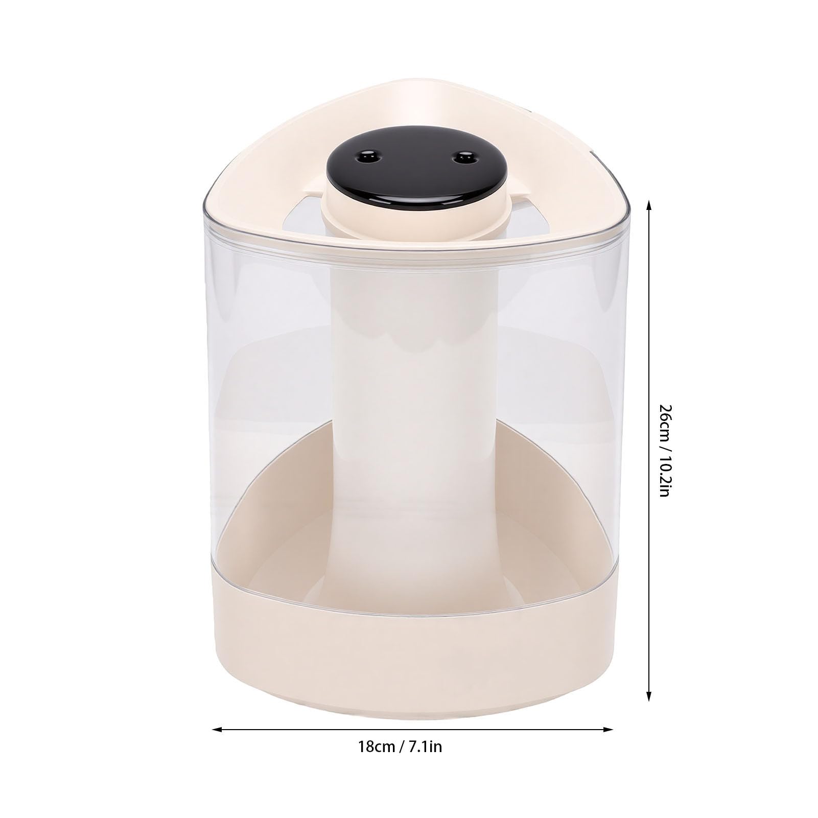 Cosiki Dual Nozzle Humidifier 5L Portable Design | Funzionamento silenzioso, alimentazione USB, grande capacità, adatto a casa, ufficio, viaggi