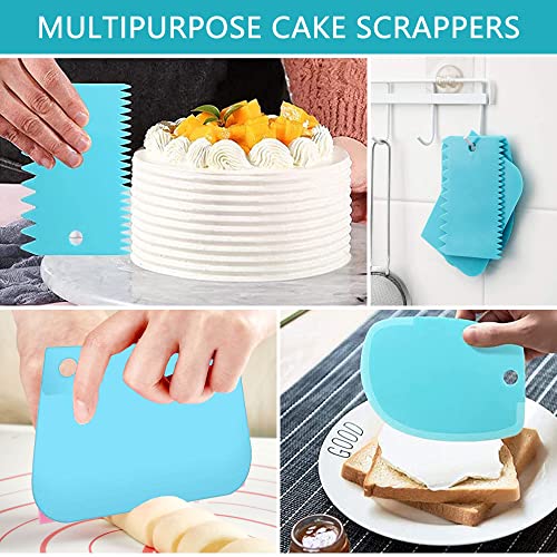 Piping Bags And Tips Set, Cake Decorating Supplies For Baking With Tips And Reusable Pastry Bags, Silicone Rings,Standard Converters,Cake Decorating Tools For Cookie Icing Cakes Cupcakes #TOP4