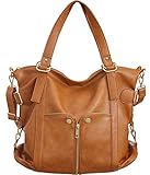 Waverly Tan Large Cross-body Convertible Tote Handbag