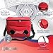 Budweiser Soft Cooler Bag with Built-in Rechargeable Wireless Bluetooth Speakers Foldable and Portable Durable and Material Compatible for Smartphones, Tablets & MP3 Players