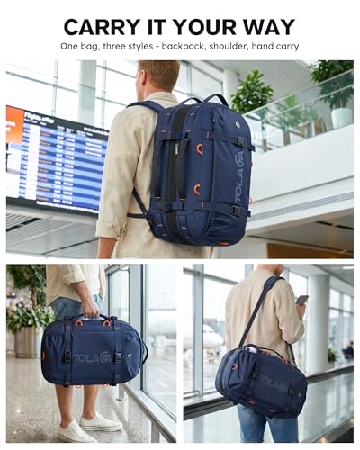 Tolaccea Travel Backpack 40-50L, 16" Laptop Carry On Duffle for Travel Work - image 2