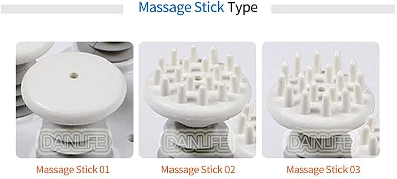 Unix MX-3500 Multi Purpose 4 Heads 3 Kinds Head Caps Handheld Body Massager