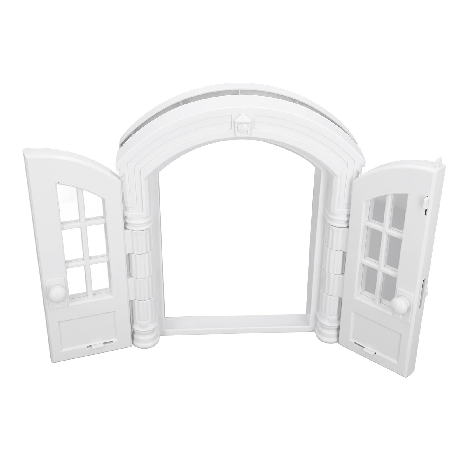 Design Français de Porte de Chat élégante Porte Intérieure à Double Swing pour Animaux de Compagnie Installation Facile pour Une Utilisation à Domicile (Style régulier)