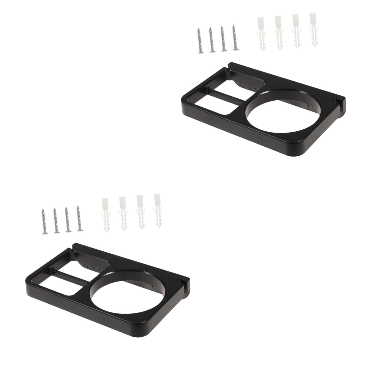 Beavorty 2 Pezzi Supporto Per Asciugacapelli Montato Su Supporto Per Asciugacapelli Design Moderno E Facile Da Riporre