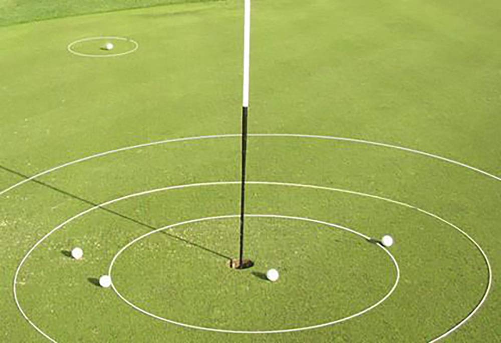 eGOLFRING - Individual Yellow Golf Targets - Short Game Improvement - Chipping Trainer, Putting Trainer