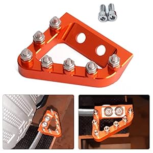 JFG RACING Motorfiets CNC Achterrem Pedaal Stap Plaat Vervanging Voor SXF EXC XCF 2016-2020