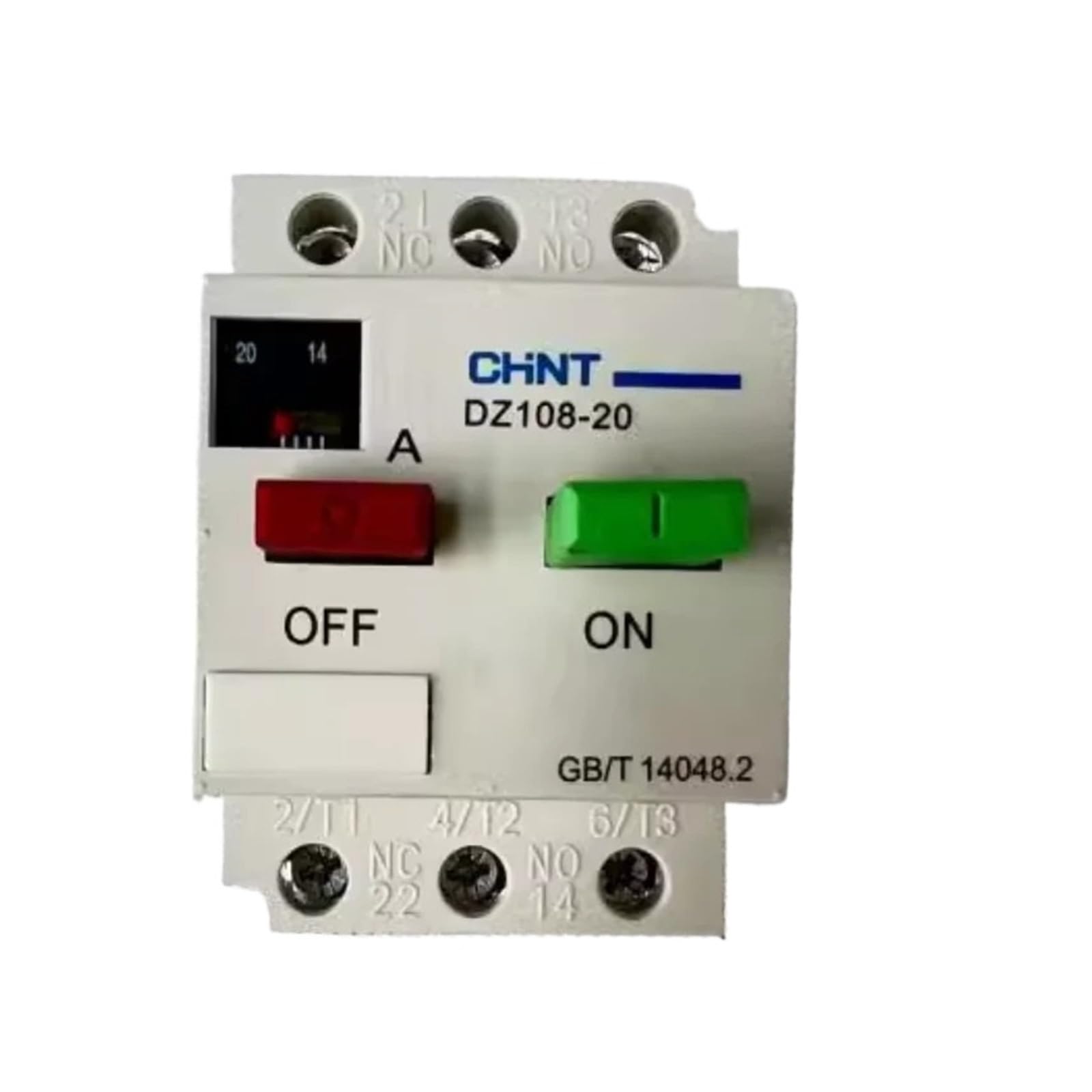 NVSFZGIYG 1pcs Distribution Protection Type Circuit Breaker DZ108-20/111 1NO+1NC 2.5-20A(2.5-4a)