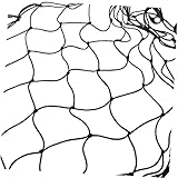 SOLUSTRE 12 Stück Heavy Duty Dehnbares Latex Gepäcknetz für Autodach mit Stabilen Kunststoffhaken Elastisches Cargo Netz für Effektive Ladungssicherung