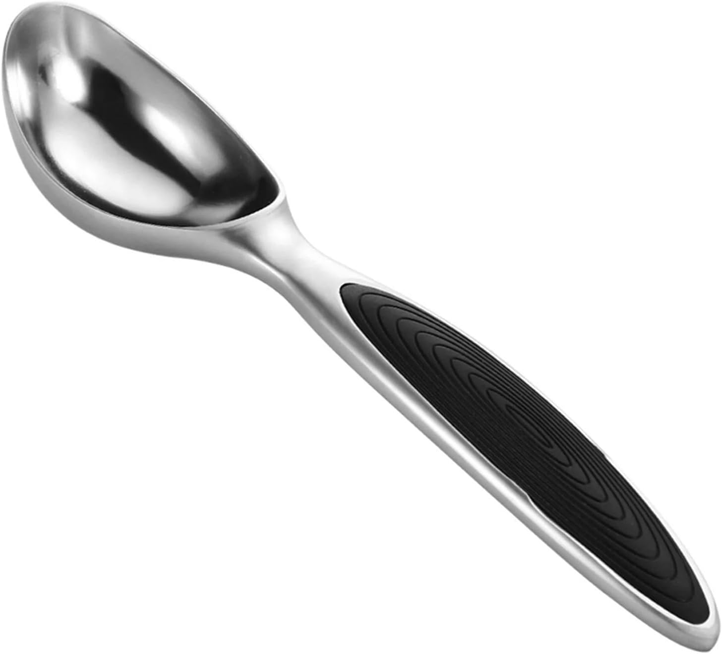 Ice Cream Scoop Zinc Alloy Spoon With Non-Slip Handle For Cookie Dough Gelato Sorbet Sundaes