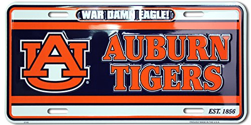 Hangtime Auburn University - Auburn Tigers - Auburn War Eagles License Plate