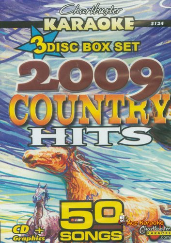 Chartbuster Karaoke CDG 3 Disc Pack CB5124 - 2009 Country Hits
