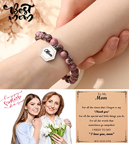 Gifts For Mom From Daughter Son Mom Bracelets Women Birthday Christmas Mothers Day Gifts For Mom Jewelry Presents Dog New Mom Best Mom Ever Unique Gifts Moms Who Has Everything Valentines Small #TOP1