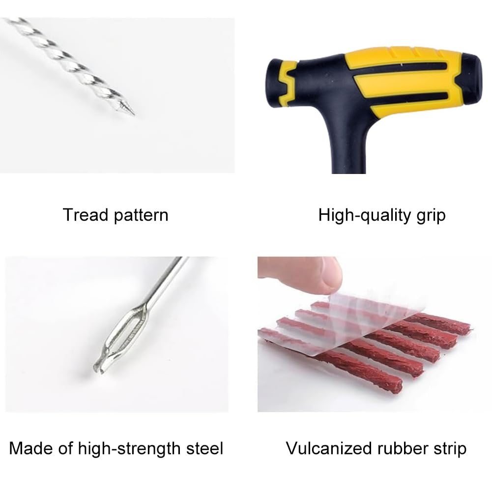 Synx Tools bandenreparatieset - Propset - Gereedschapsset - Auto Universel - Banden reparatie set
