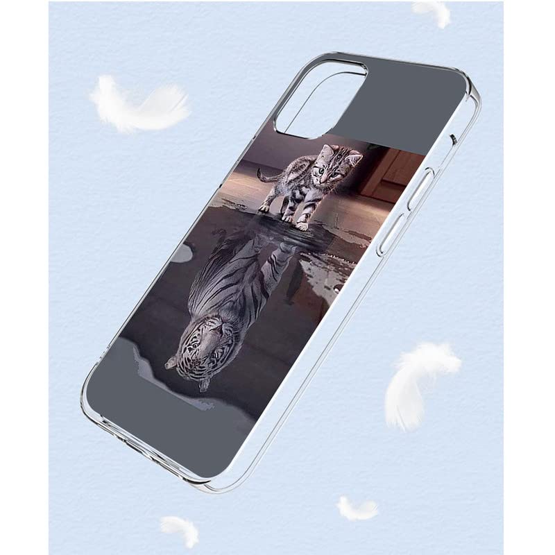 AQGG Custodia + Vetro Temperato per Oukitel WP21 Ultra (6.78 Pollici) Cover Case Transparent + Black TPU Morbido Silicone Bumper 2+2 Pezzi Protezioni per Lo Schermo