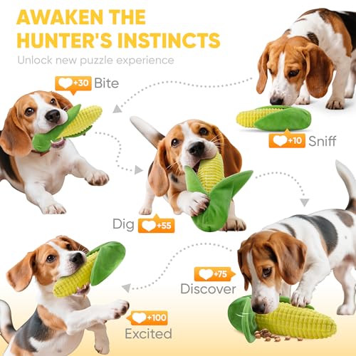 Image of Vitscan Tough Corn Dog Toys for Aggressive Chewers Small Medium Large Breed