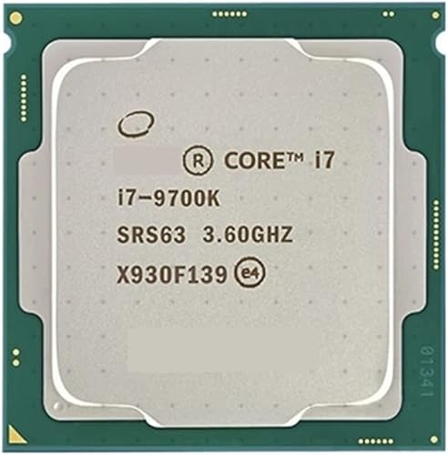 CPU Core I7-9700K I7 9700K 3.6 GHz Eight-Core Eight-Thread CPU Processor 12M 95W PC Desktop LGA 1151 Responsive and Powerful