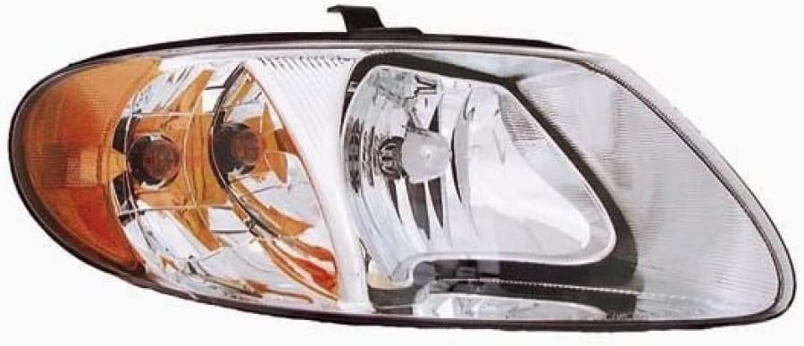 CarLights360 For Chrysler Town and Country Headlight 2001-2007 Driver Side w/Bulbs DOT Certified CH2502129 | 4857701AC/w/113 Inch wheelbase
