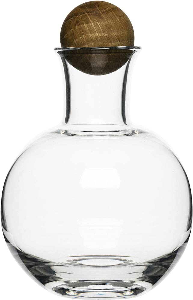 Sagaform - Ensemble huilier et vinaigrier avec Bouchons en chêne (5015337), Verre Bois Dense, Verre, 8.0x8.0x12.0 cm